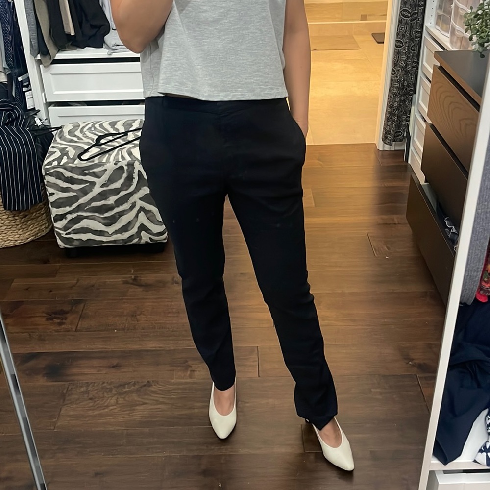 Nina ricci black ankle pants
